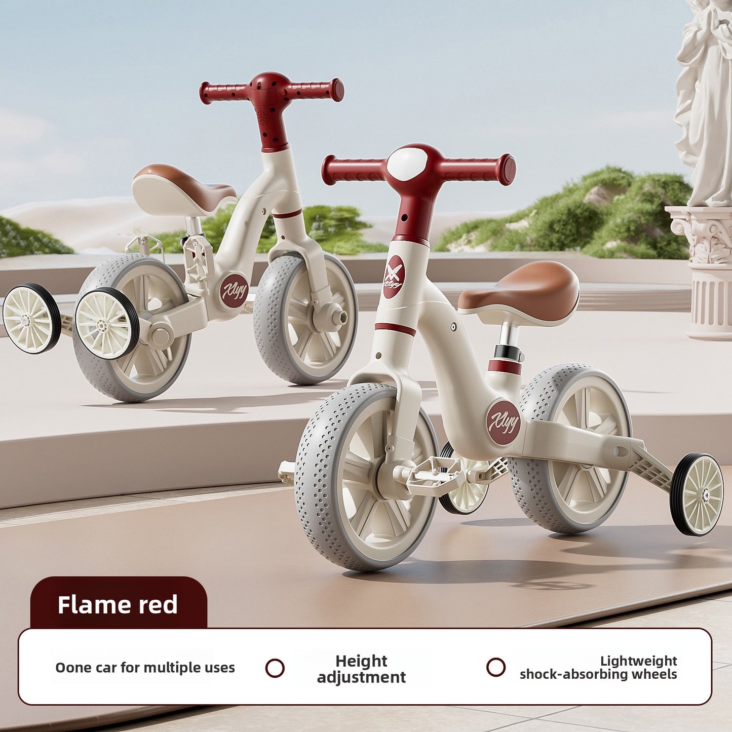 Adjustable Children Balance Bike with Pedals