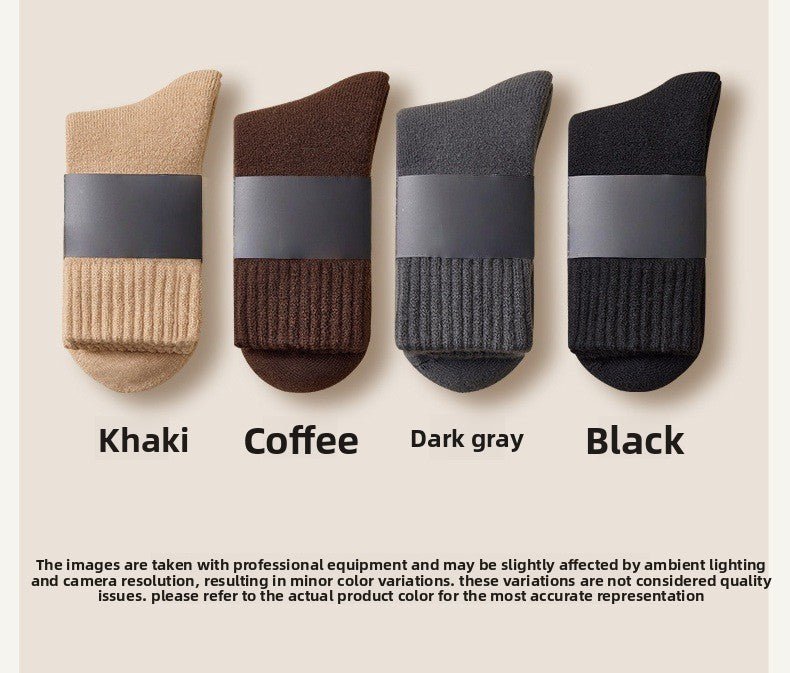 Extra thick winter fleece - lined terry socks - Journey Must Haves