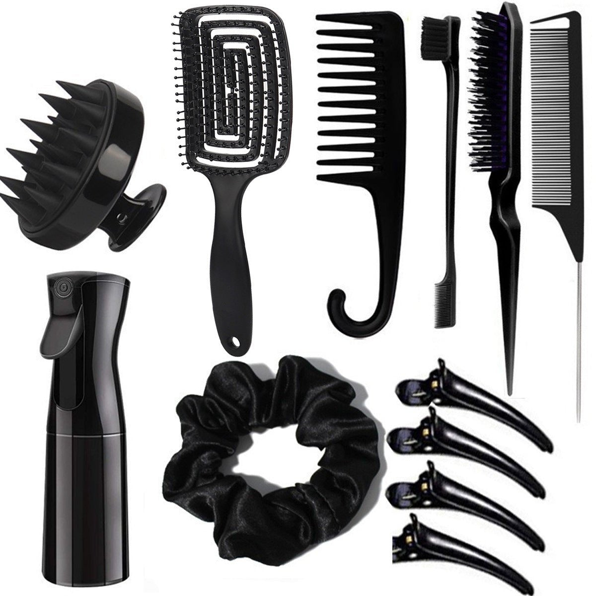Hair comb set with spray bottle - Journey Must Haves
