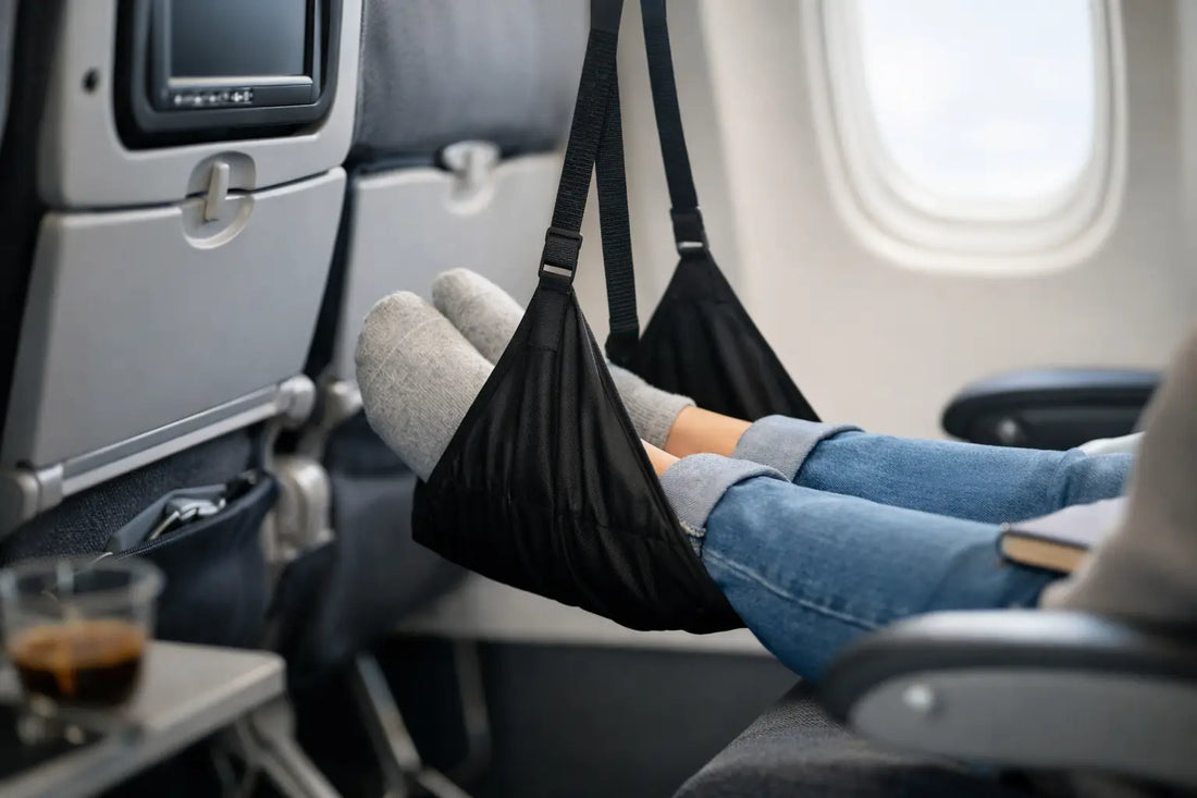 Portable Footrest for Flights: A Better Seat