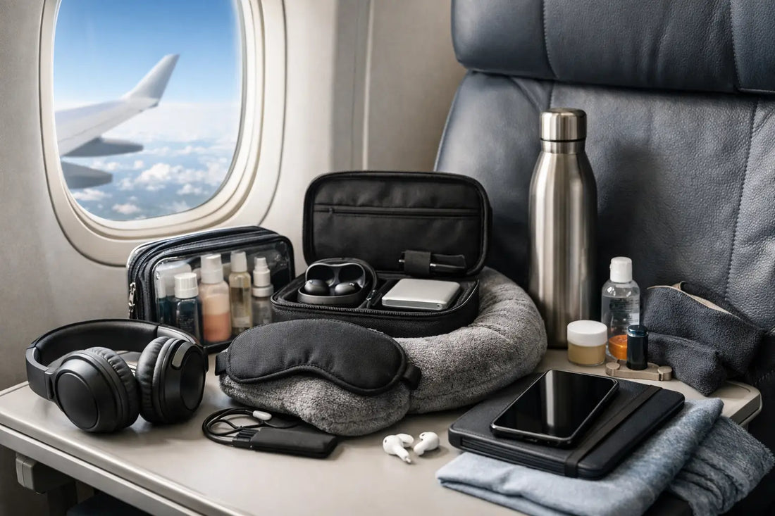 12 Travel Essentials for Long Flights