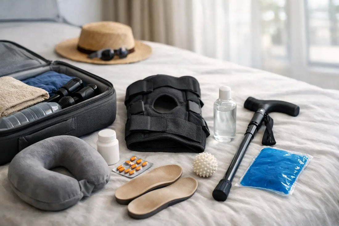 What to Pack for Mobility Pain on Trips