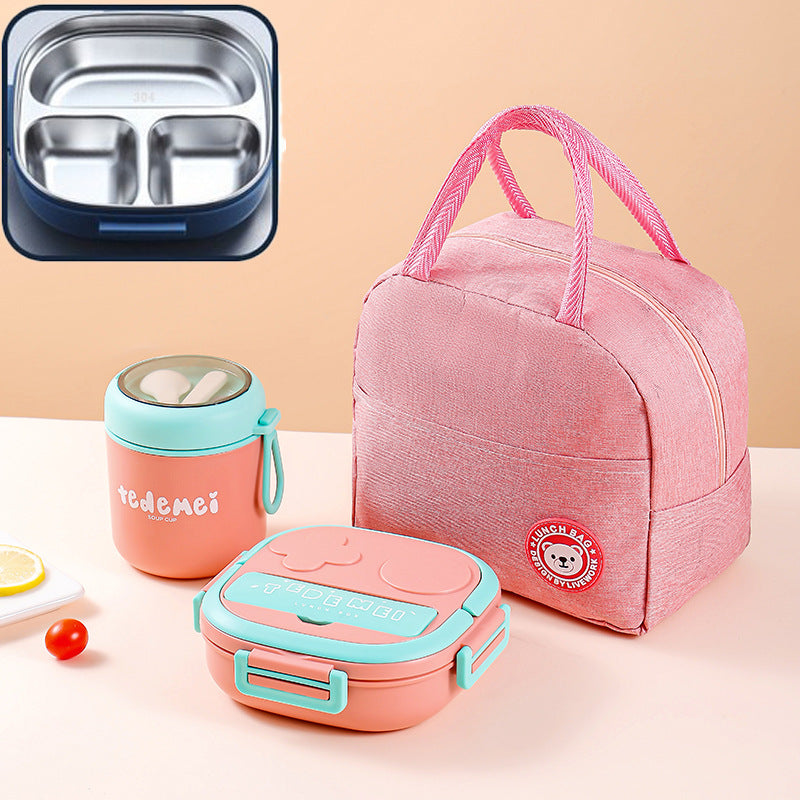 Children Stainless Steel Lunch Box Set