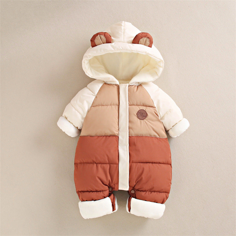 Baby Cotton-Padded Winter Jumpsuit