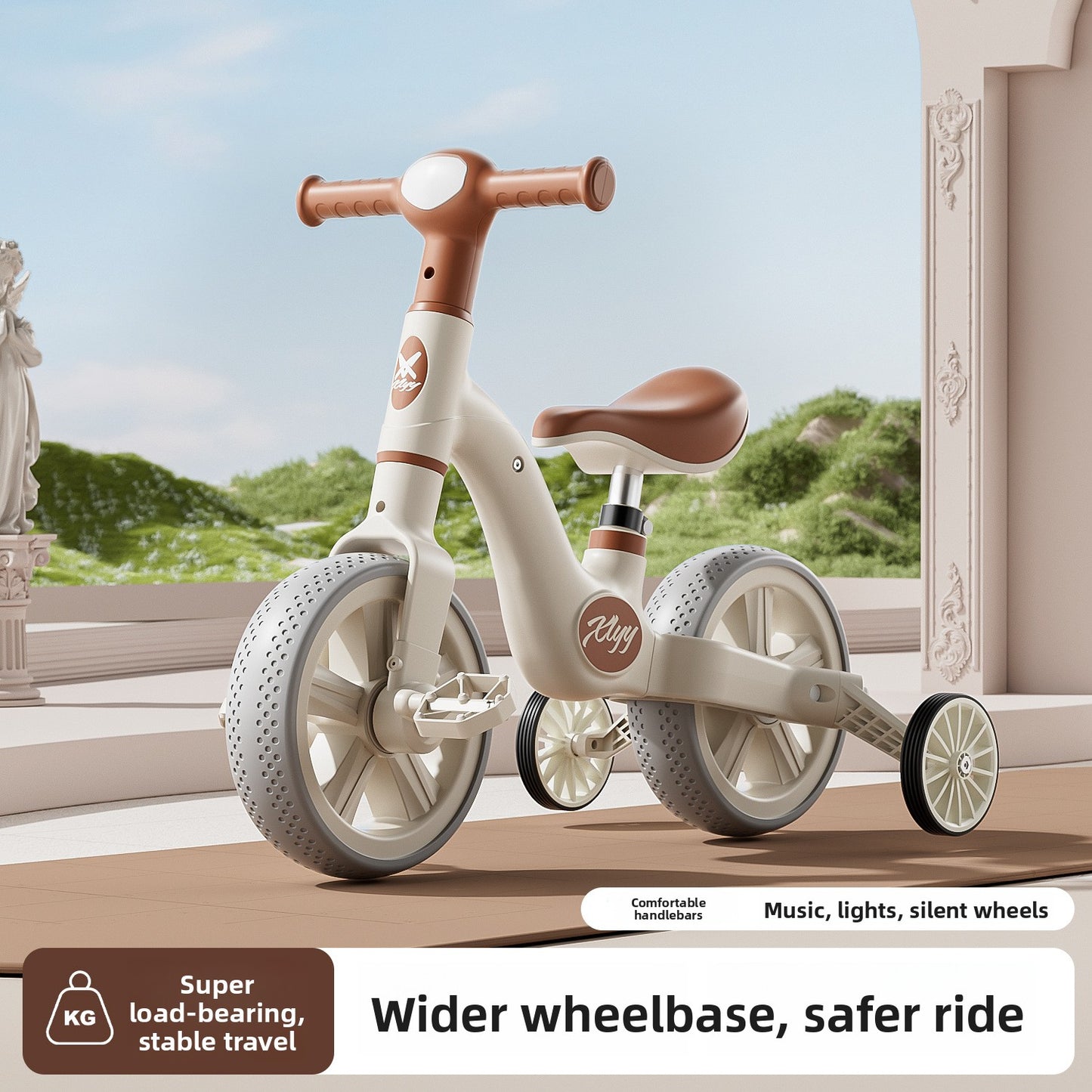 Adjustable Children Balance Bike with Pedals