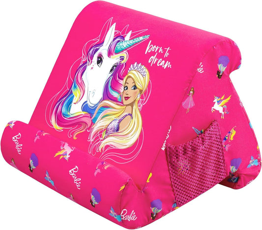 Transform Your Reading Experience with the Original Multi-Angle Tablet Pillow Stand & iPad Holder - Perfect Gift for Readers and Tech Lovers in Barbie Unicorn Color