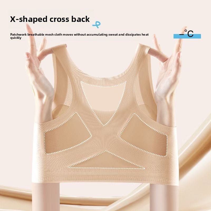 A thin sports vest for teenage girls