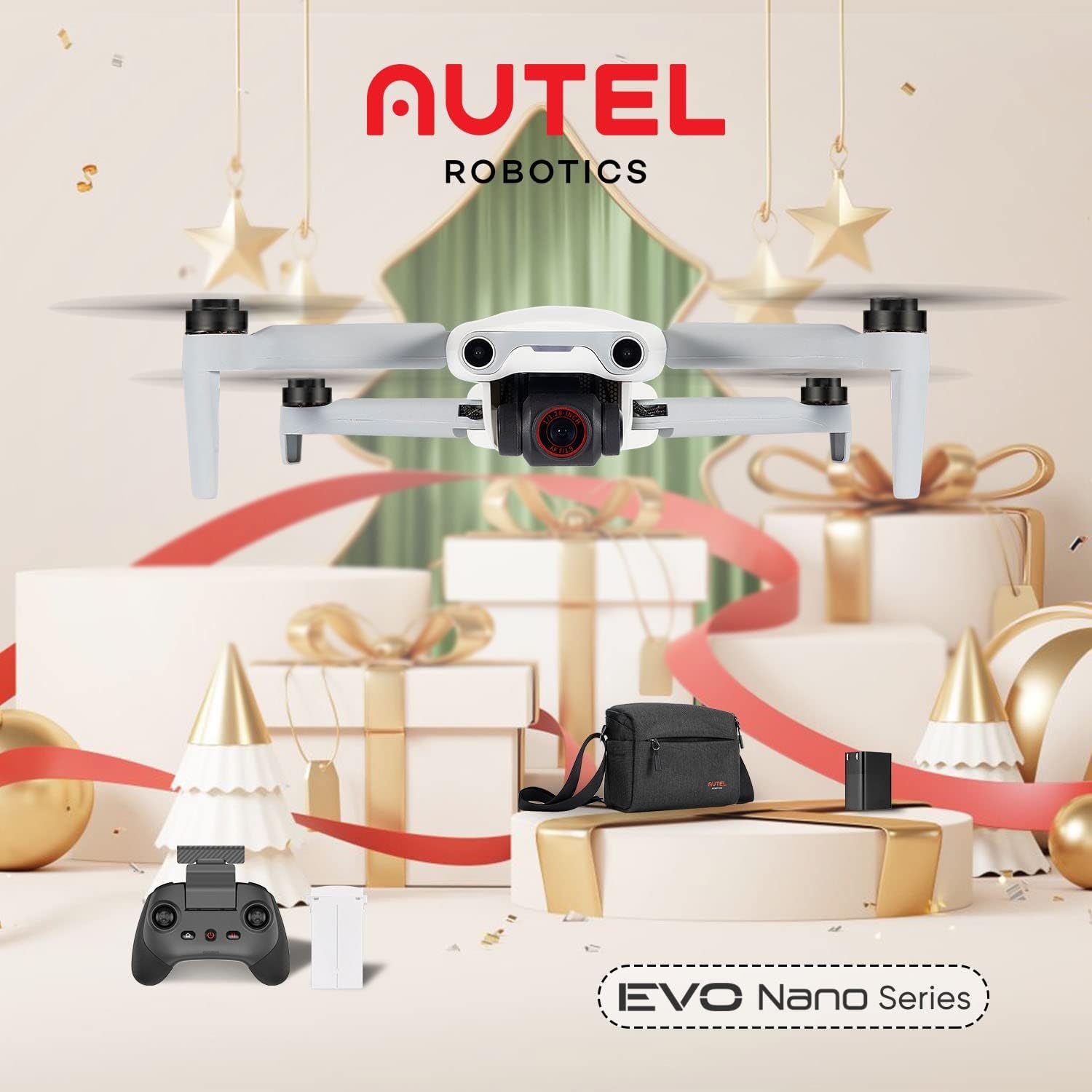 Discover the Robotics EVO Nano Plus Premium Bundle - Your Ultimate Mini Drone with 4K HDR Camera and 50 MP Photos in Stunning White
