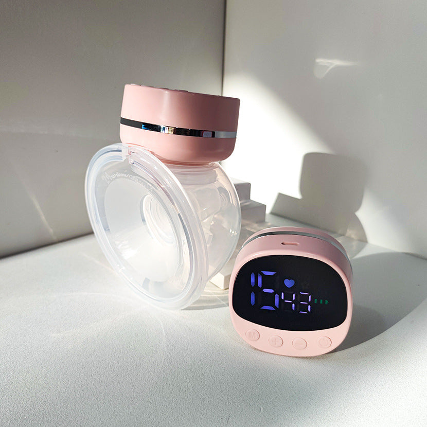 Wearable electric breast pump