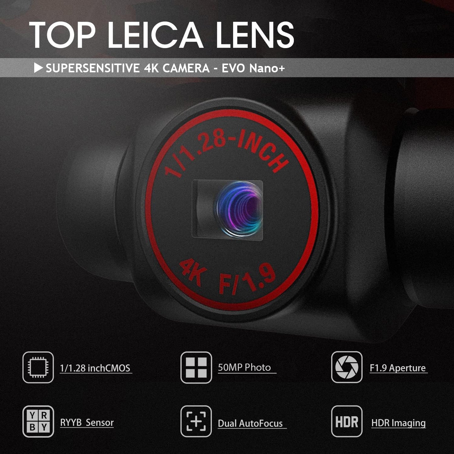 Discover the Robotics EVO Nano Plus Premium Bundle - Your Ultimate Mini Drone with 4K HDR Camera and 50 MP Photos in Stunning White