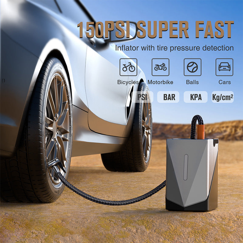 Car Jump Starter with Air Compressor and Power Bank