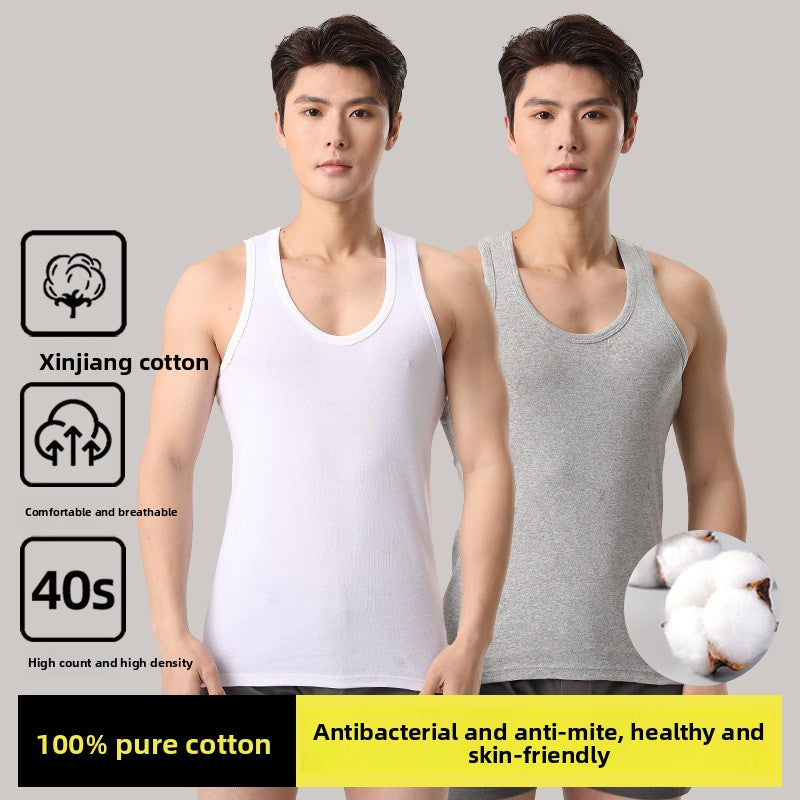 Mens Cotton Sleeveless Undershirt