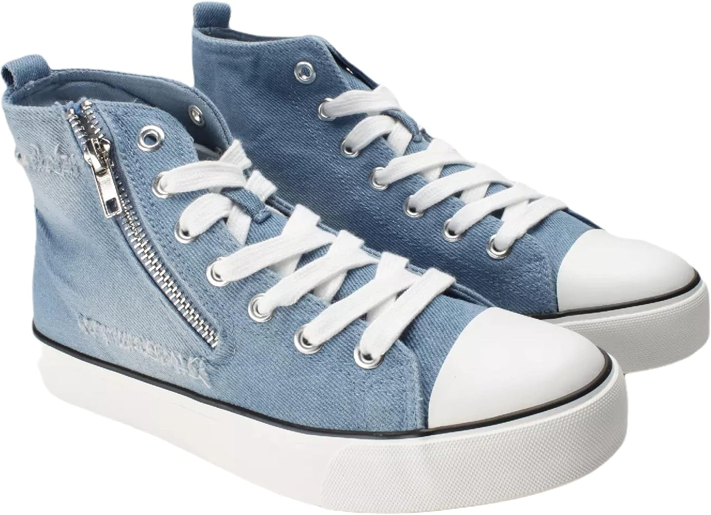 Step Up Your Style with Women's Trendy Platform High Top Sneakers - Soft Corduroy or Faux Lamb's Fur, Memory Foam Comfort!