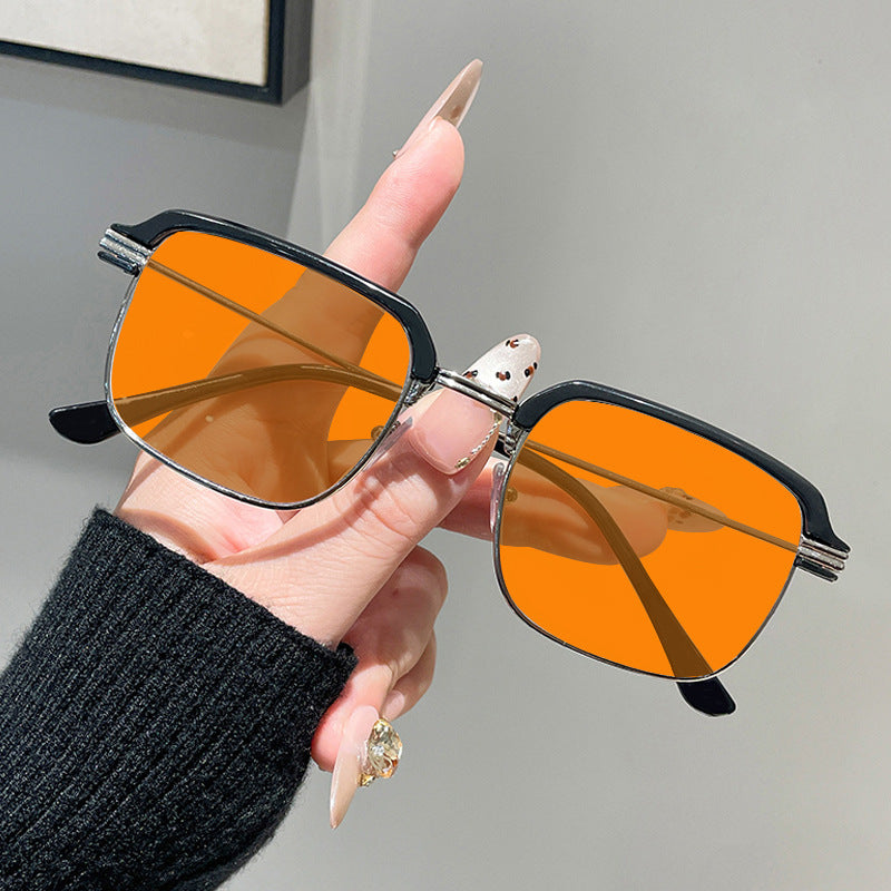 Blue-light-blocking glasses