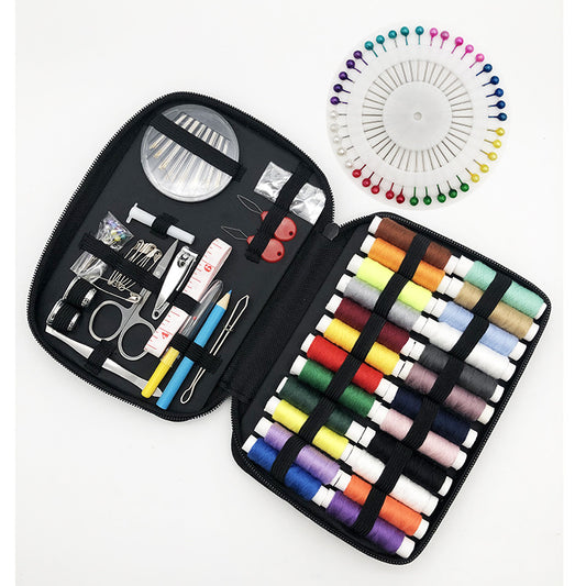 Portable sewing kit set handbag