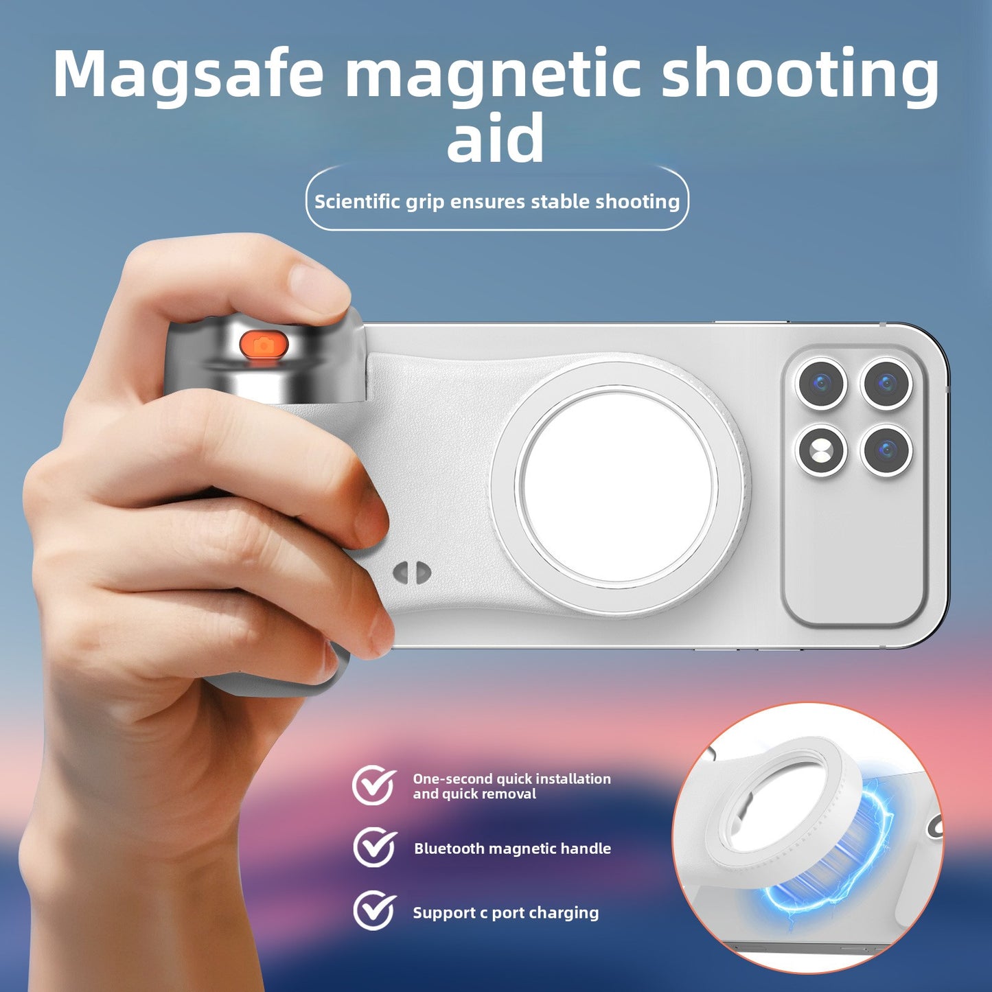 Magnetic attachment lighting for photography