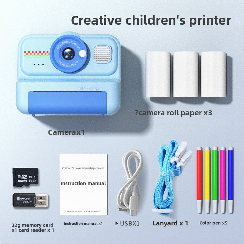 Color Print Children Camera