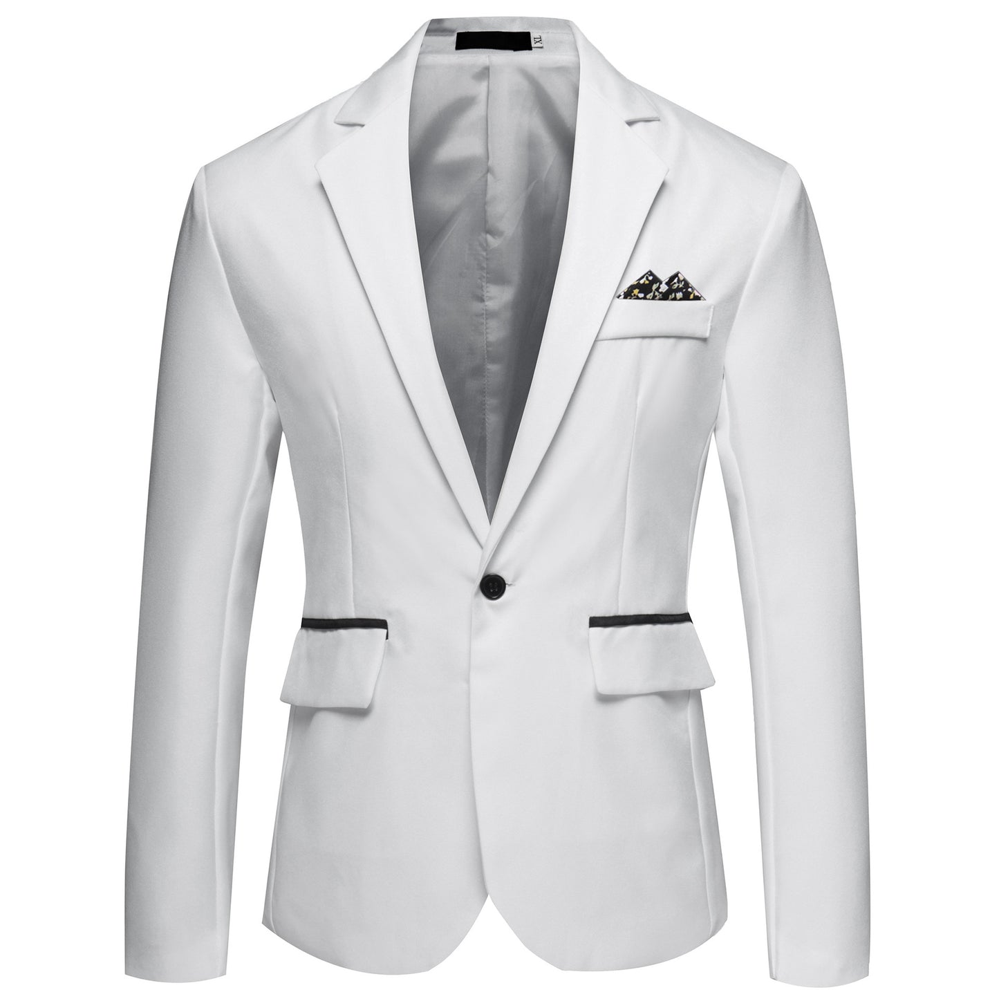 Men's Single-Breasted Casual Suit Jacket
