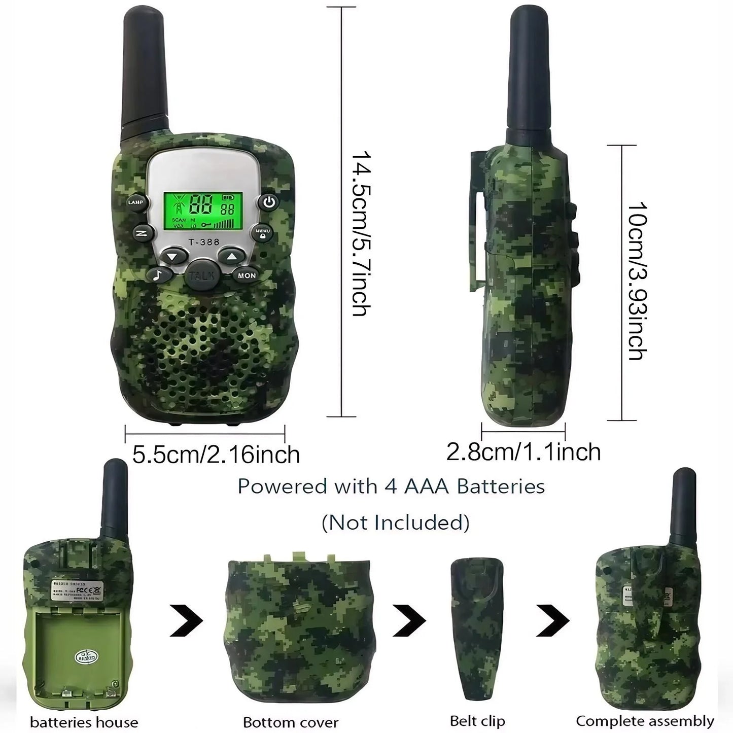 Exciting Portable Kids Walkie Talkies - 2 Way Radios for Outdoor Fun and Safety Communication
