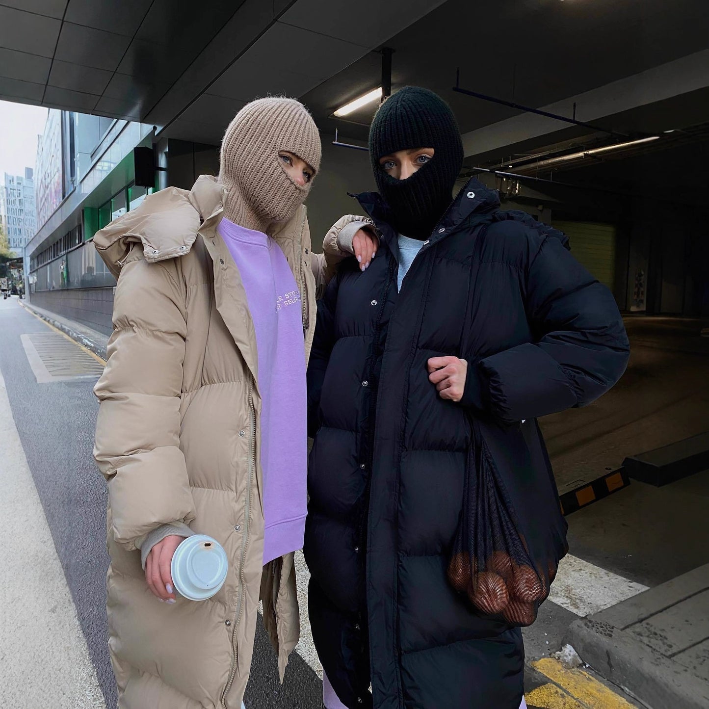 Women's Hooded Long Sleeve Cotton Padded Vest