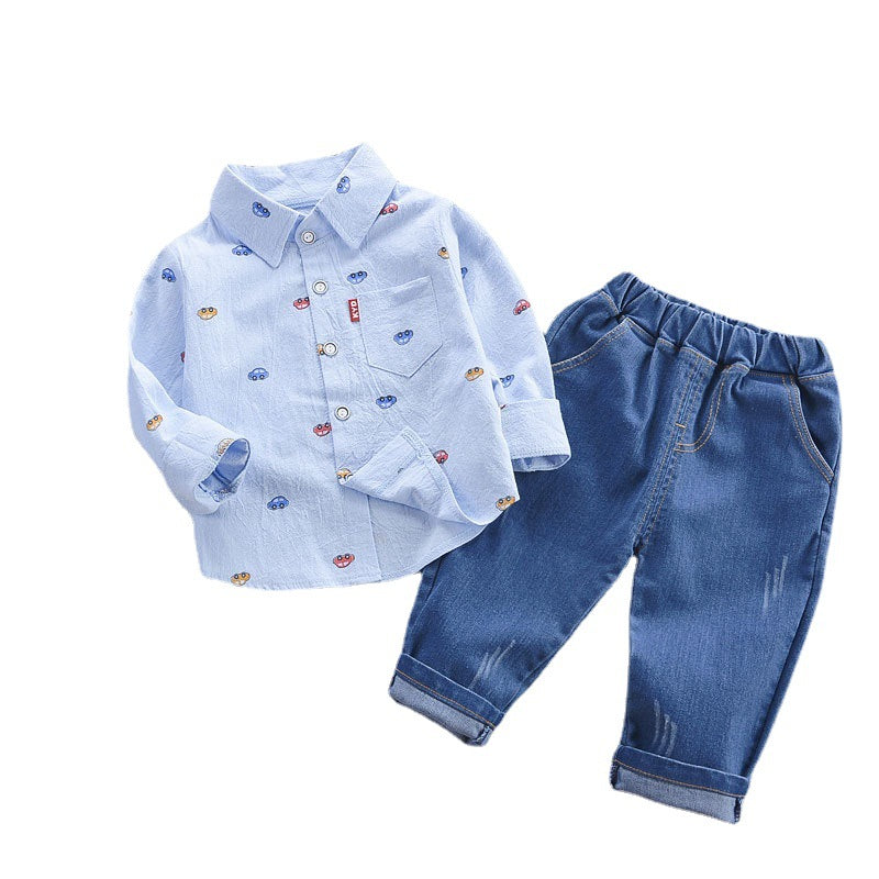 Boys Spring Autumn Cotton Clothing Set