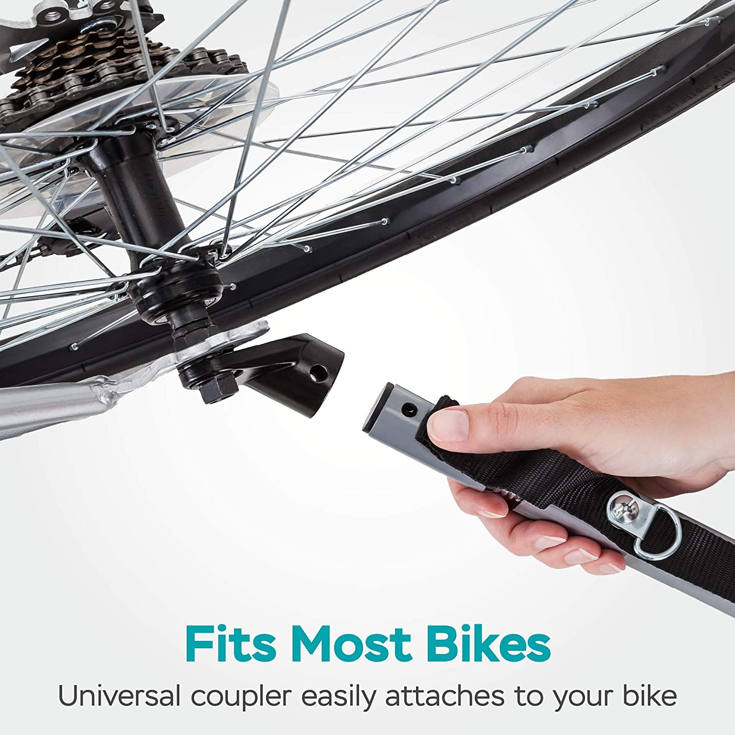 Adventure Awaits: Quick-N-EZ Double Tow Behind Bike Trailer for Toddlers & Kids - Converts to Stroller & Jogger with 2-in-1 Canopy, Universal Bicycle Coupler, and Folding Frame in Vibrant Colors