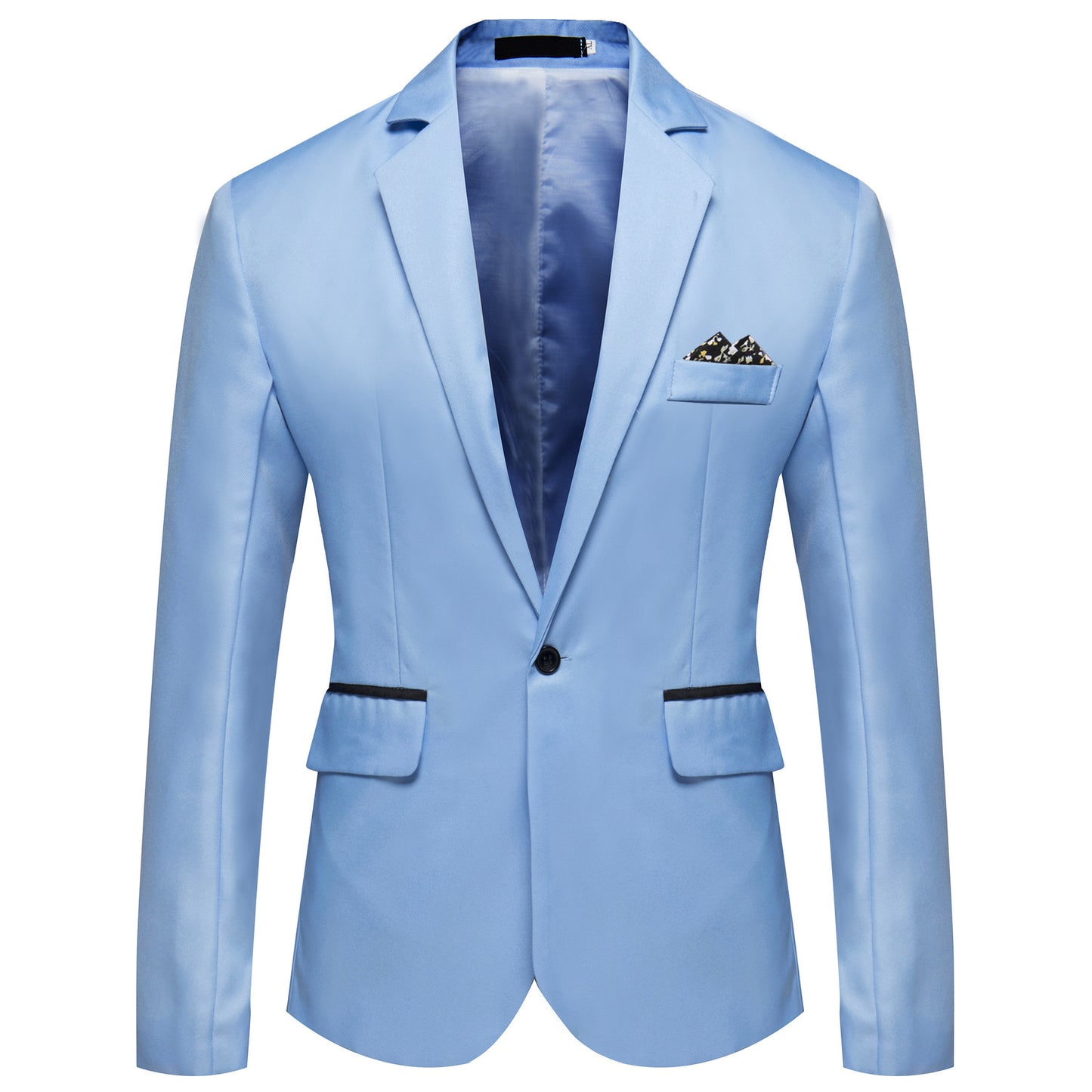 Men's Single-Breasted Casual Suit Jacket
