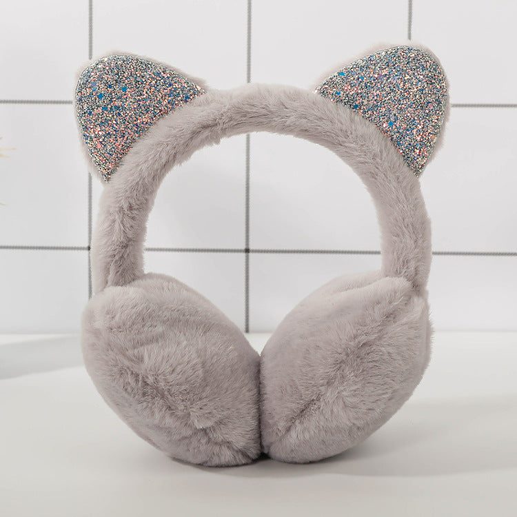 Creative Cat Ear Plush Earmuffs for Kids