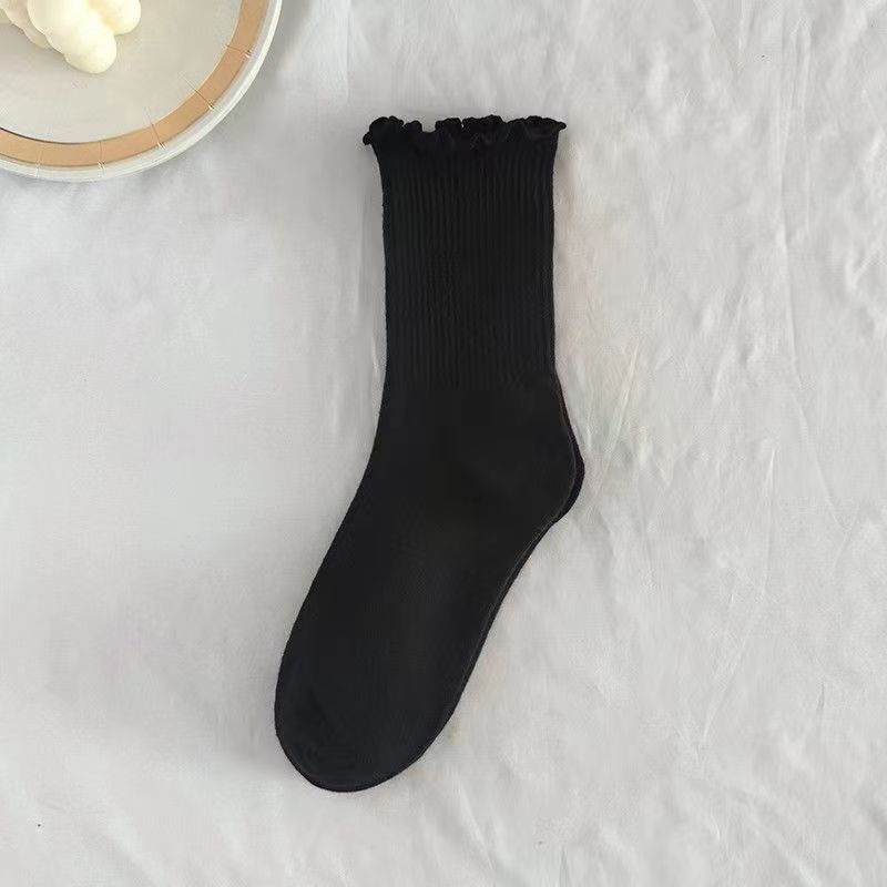 Men's Solid Color Cotton Socks