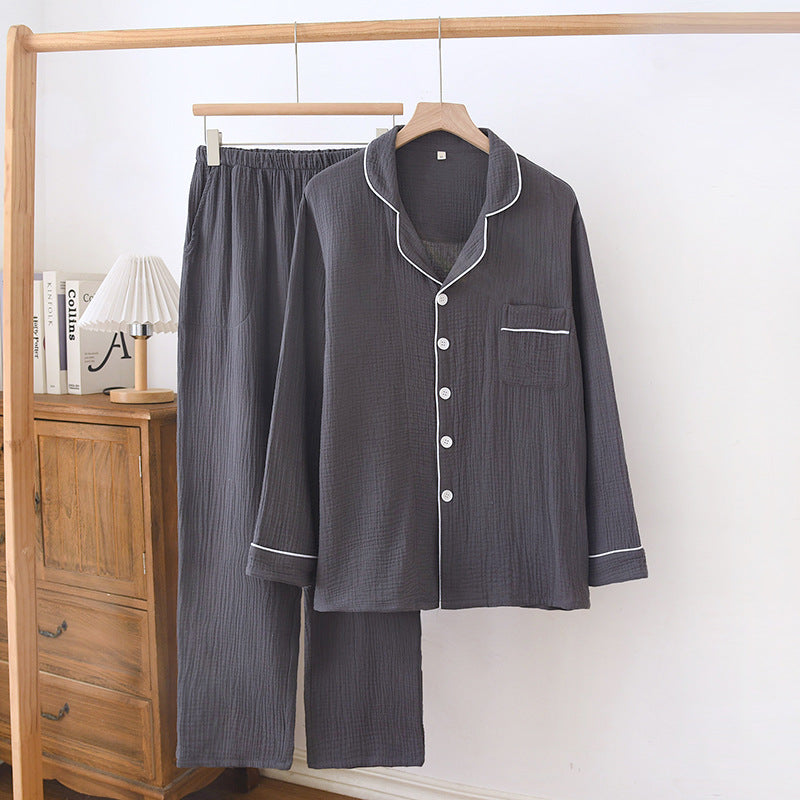 Cotton Pajama Set for Men and Women