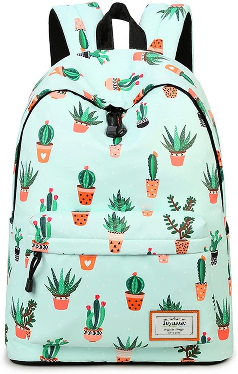 Stylish Cactus Leisure Backpack for Girls - Perfect for School and Travel
