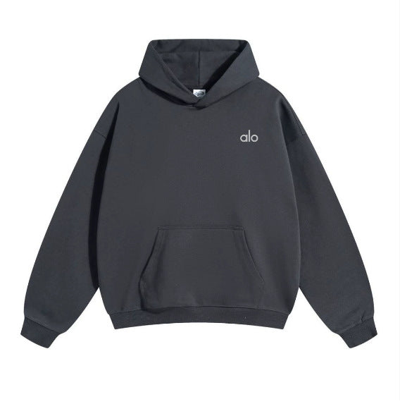 Men's Hooded Sweatshirt and Pants Set with 3D Embroidery