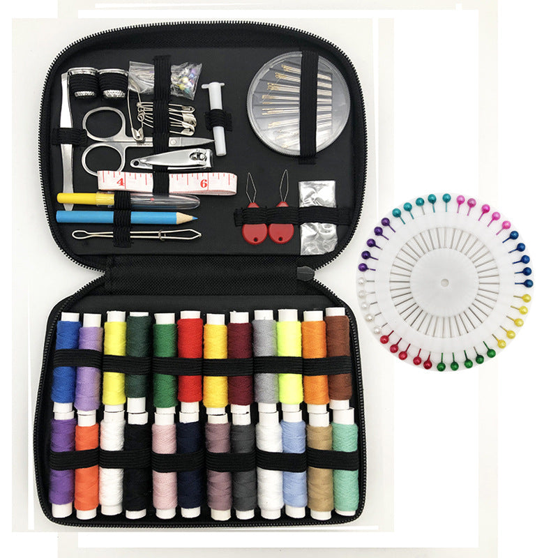 Portable sewing kit set handbag