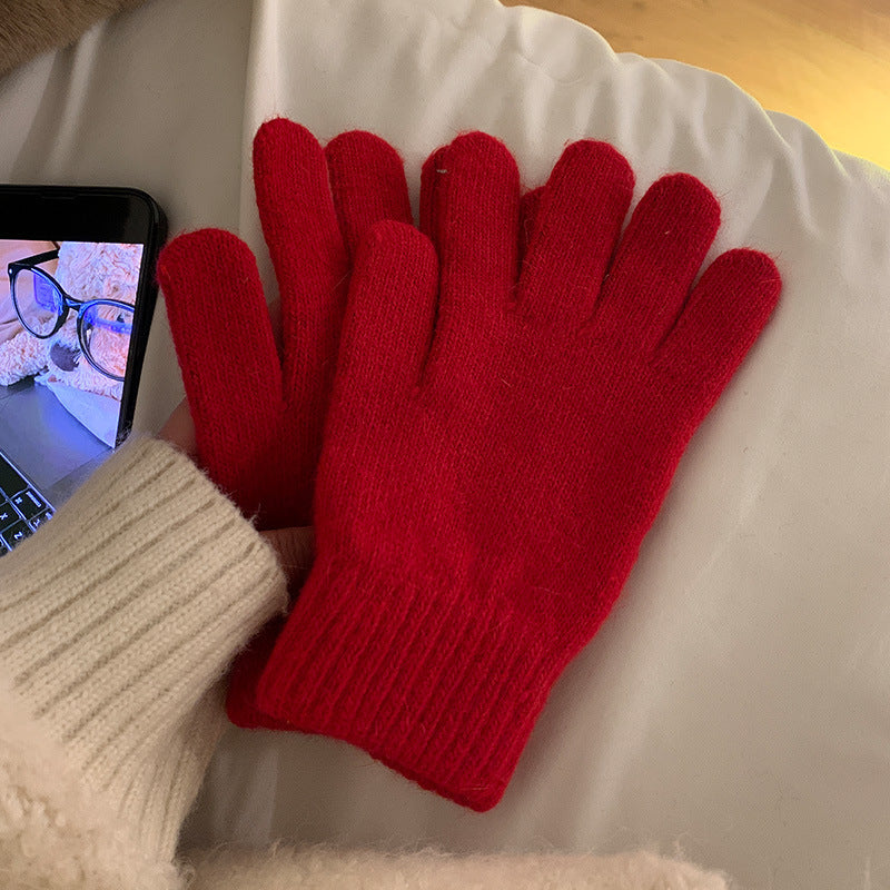 Knitted Winter Gloves Windproof Warm