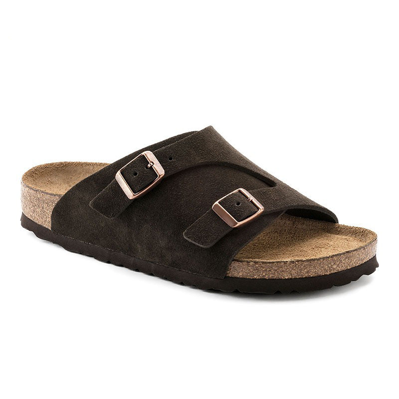 Full-grain leather Birkenstock sandals
