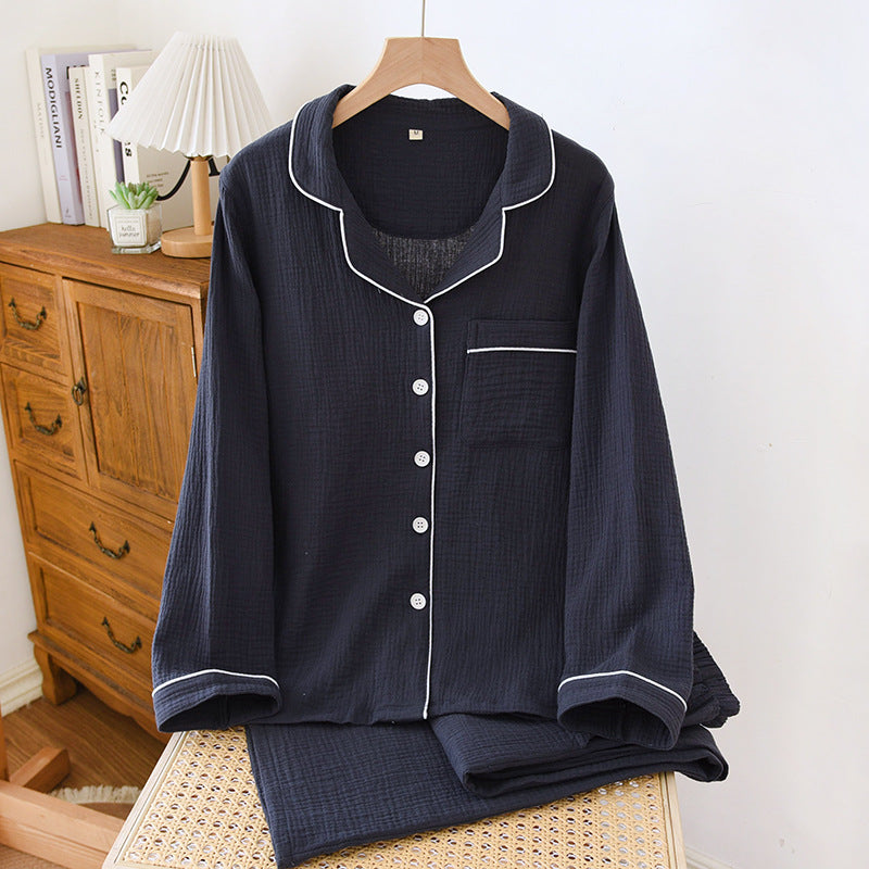 Cotton Pajama Set for Men and Women