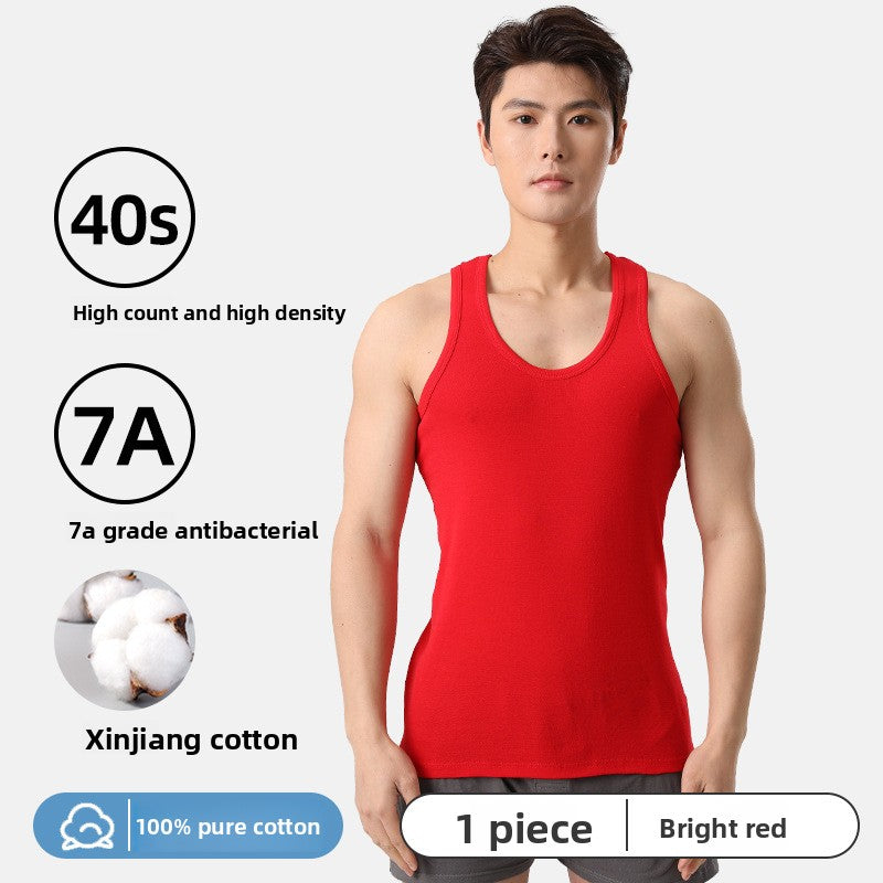 Mens Cotton Sleeveless Undershirt