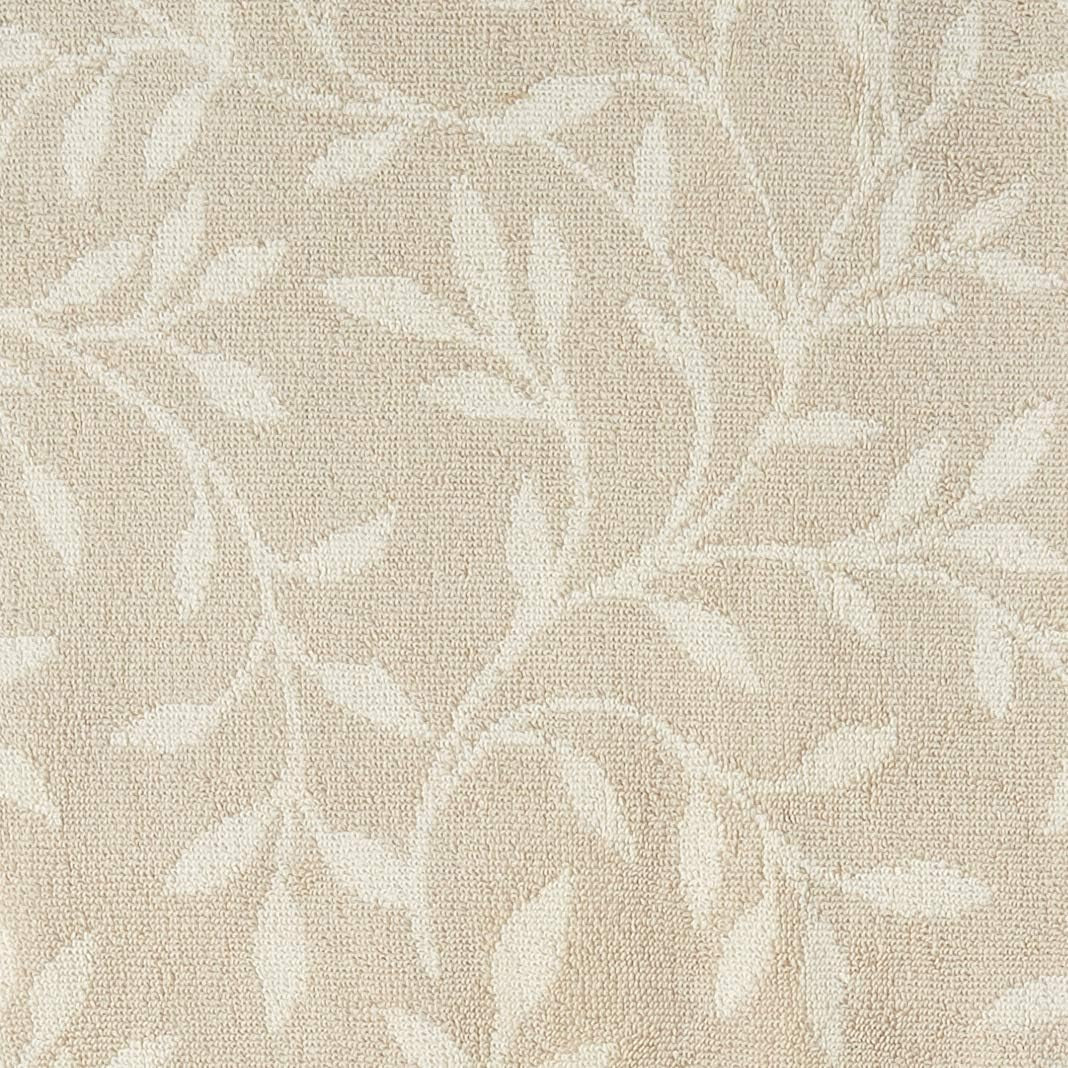 Indulge in Luxury with the Serene 6-Piece Embroidered Cotton Bath Towel Set - Soft, Highly Absorbent Floral Design in Cream and Blue