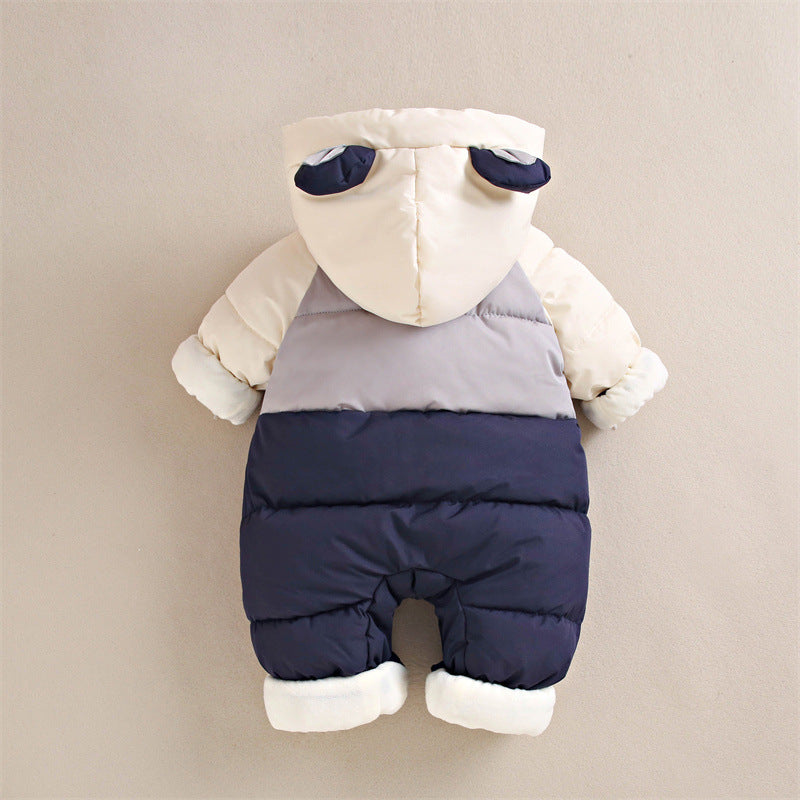 Baby Cotton-Padded Winter Jumpsuit
