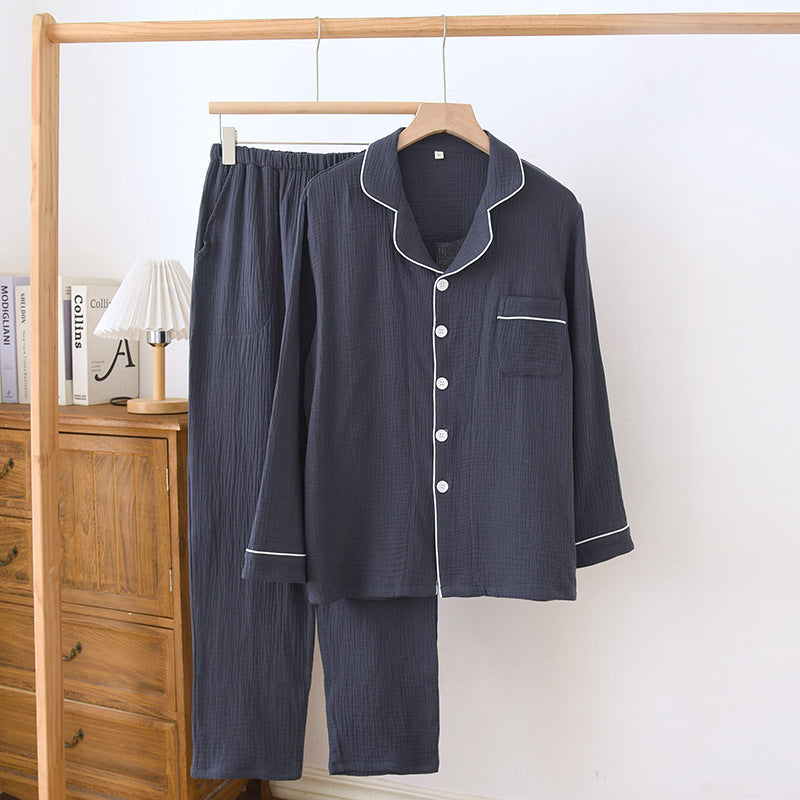 Cotton Pajama Set for Men and Women