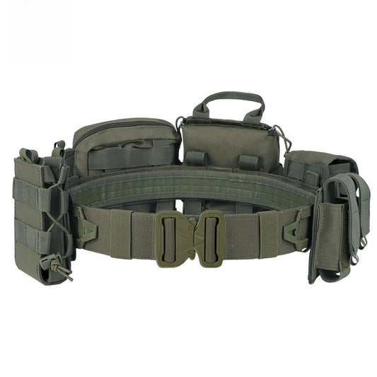 Adjustable Tactical Belt with Accessories