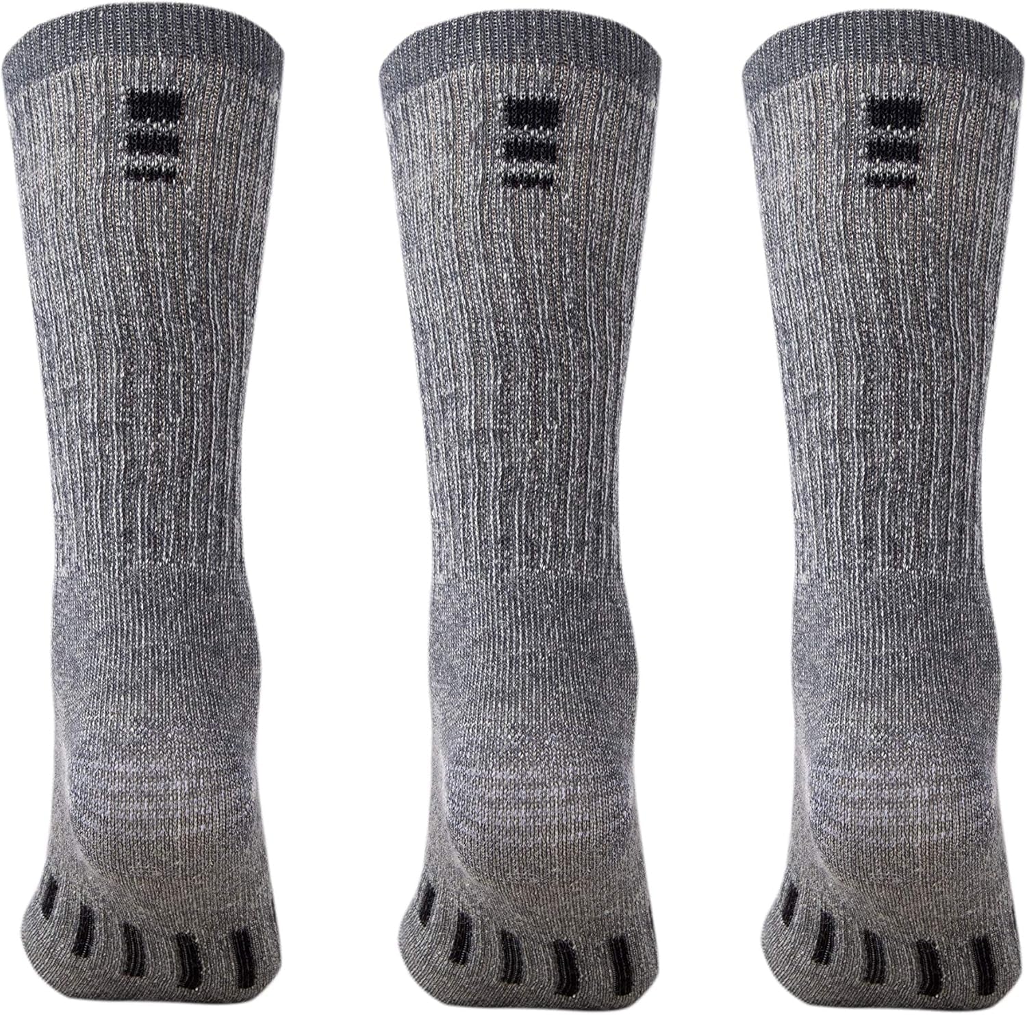 Experience Ultimate Comfort with Merino Wool Hiking Socks – 3 Pairs of Midweight Cushioned Warmth for Men and Women