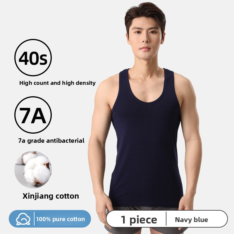 Mens Cotton Sleeveless Undershirt