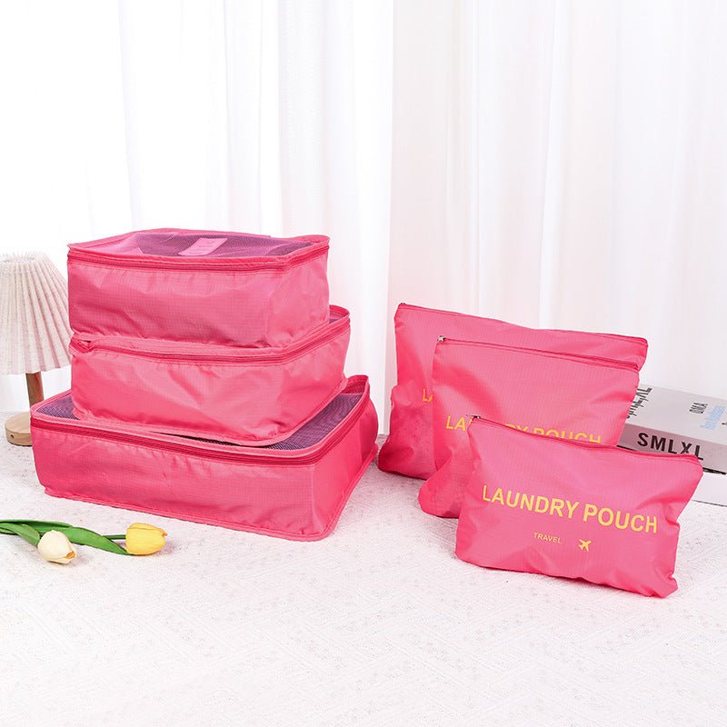6 - Piece Travel Storage Bag Set - Journey Must Haves