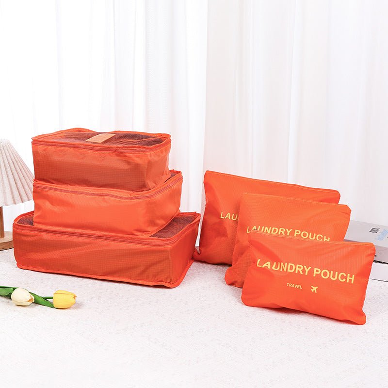 6 - Piece Travel Storage Bag Set - Journey Must Haves