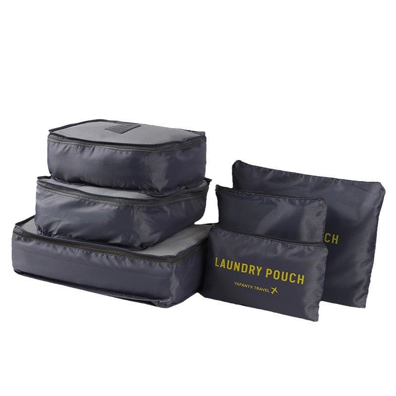 6 - Piece Travel Storage Bag Set - Journey Must Haves