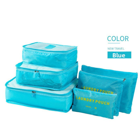 6 - Piece Travel Storage Bag Set - Journey Must Haves