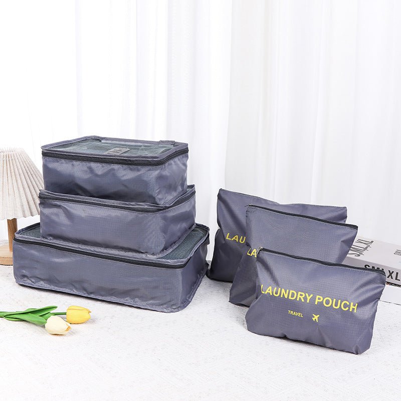 6 - Piece Travel Storage Bag Set - Journey Must Haves