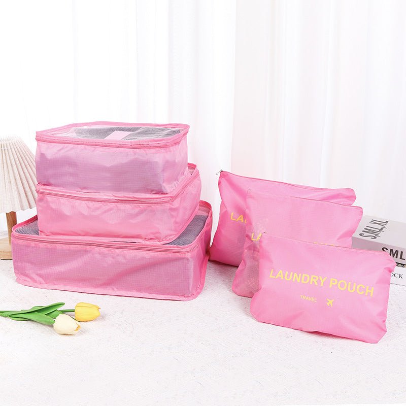 6 - Piece Travel Storage Bag Set - Journey Must Haves