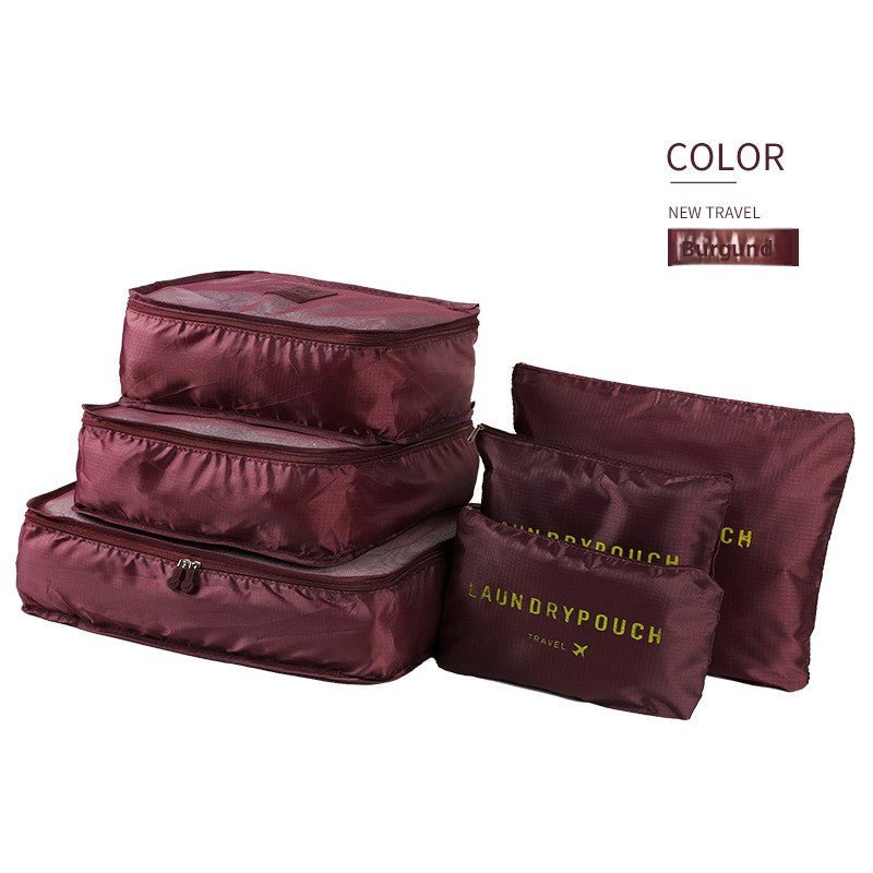 6 - Piece Travel Storage Bag Set - Journey Must Haves